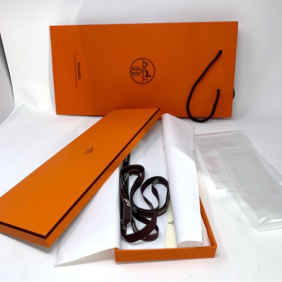 HERMES❤️ Tie Box, Ribbon, & Tie Gift Bag - Picture 2 of 9